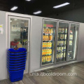 Sesuaikan penyimpanan sejuk pasar raya untuk makanan